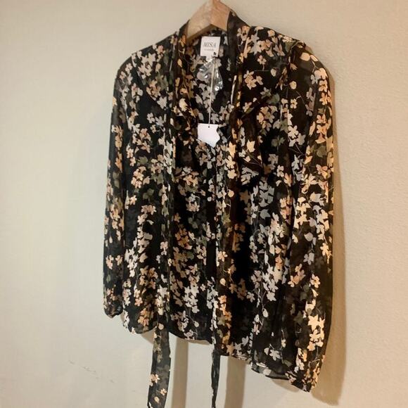 Misa Los Angeles Patia Floral Blouse. - Picture 8 of 9